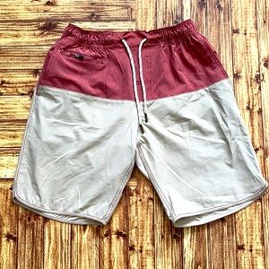 COLOR BLOCK Vintage 1946 HYBRID shorts PORT/Khaki